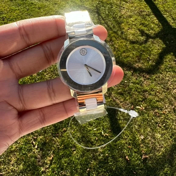 MOVADO BOLD CERAMIC CRYSTAL ACCENT BRACELET WATCH - Picture 11 of 15